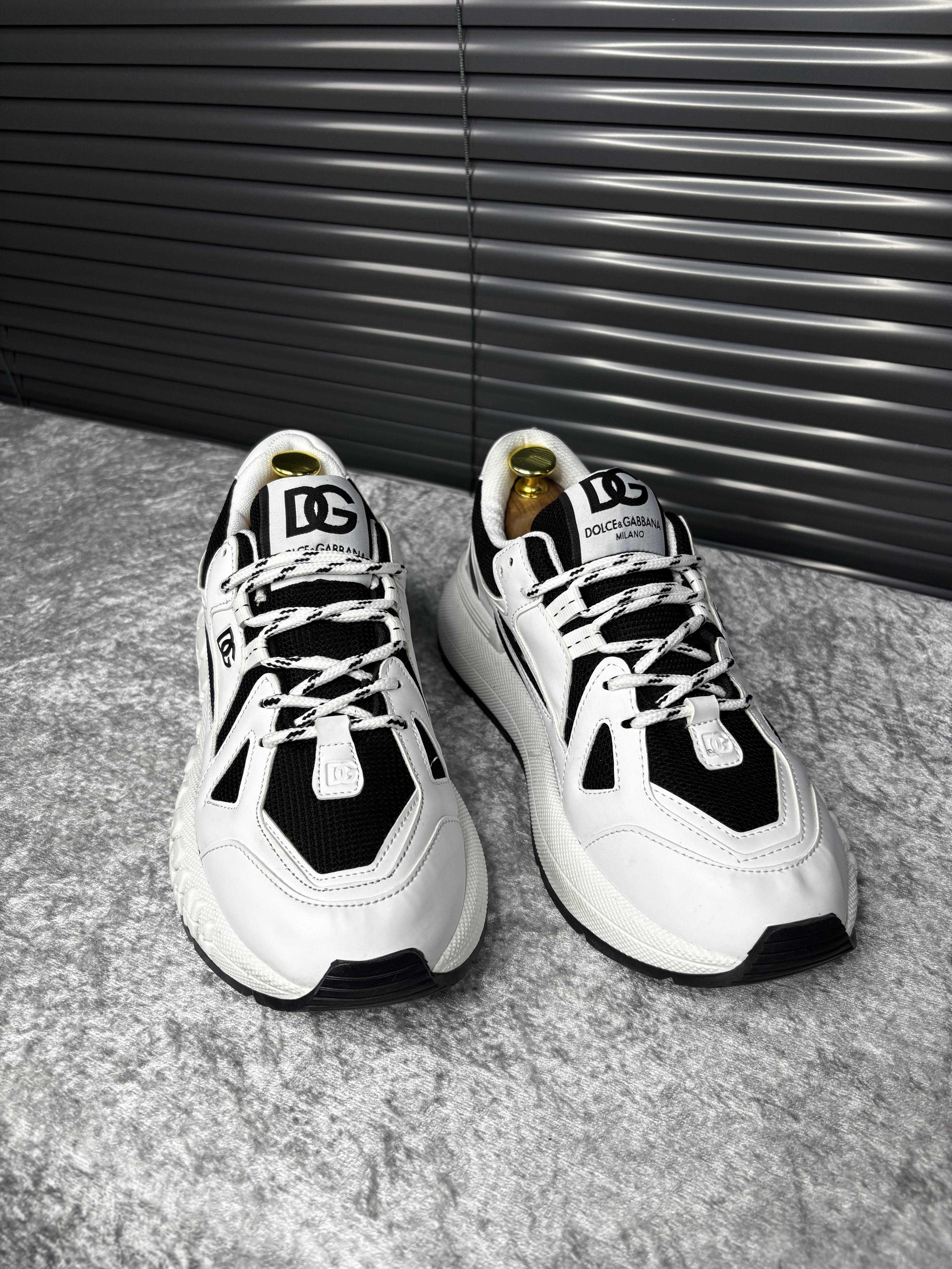 Dolce & Gabbana Erkek Sneaker – Beyaz/Siyah MÇ