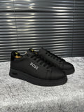 Tam Siyah Mat Boss Erkek Sneaker TN